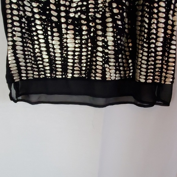 Ana tank top...gold and black - Picture 3 of 4